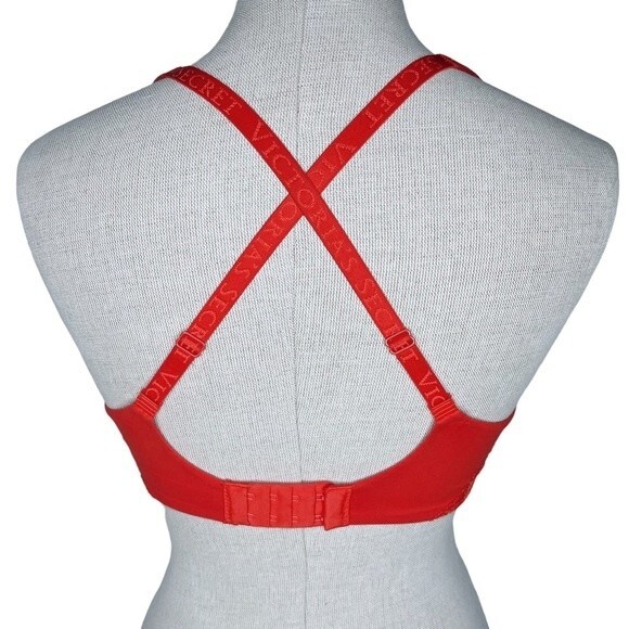 Victoria's Secret Lined Perfect Coverage Bra sz 32DDD * Red Body by Victoria - Picture 4 of 7